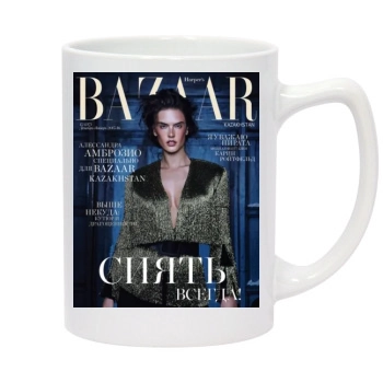 Alessandra Ambrosio 14oz White Statesman Mug