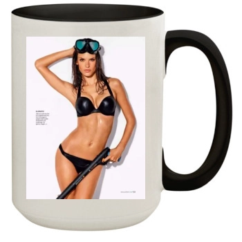 Alessandra Ambrosio 15oz Colored Inner & Handle Mug