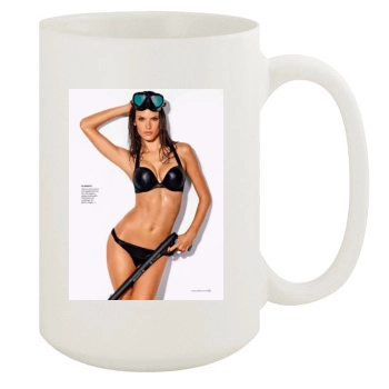 Alessandra Ambrosio 15oz White Mug