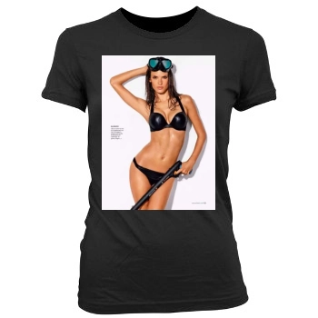 Alessandra Ambrosio Women's Junior Cut Crewneck T-Shirt