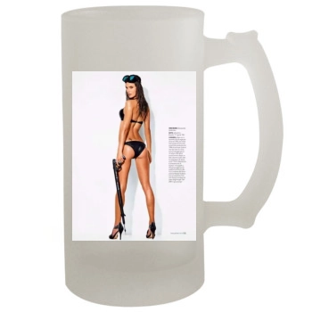 Alessandra Ambrosio 16oz Frosted Beer Stein