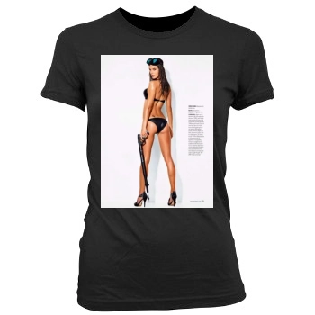 Alessandra Ambrosio Women's Junior Cut Crewneck T-Shirt