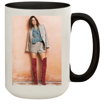 Alessandra Ambrosio 15oz Colored Inner & Handle Mug