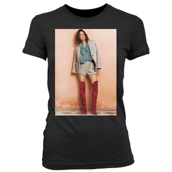 Alessandra Ambrosio Women's Junior Cut Crewneck T-Shirt