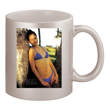 Alessandra Ambrosio 11oz Metallic Silver Mug