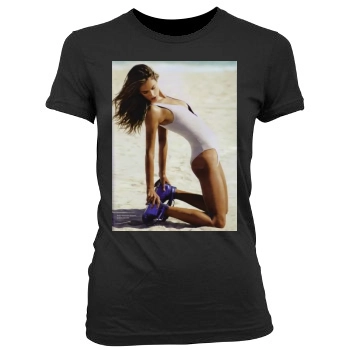 Alessandra Ambrosio Women's Junior Cut Crewneck T-Shirt