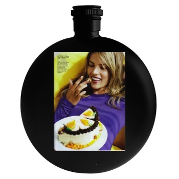 Alessandra Ambrosio Round Flask