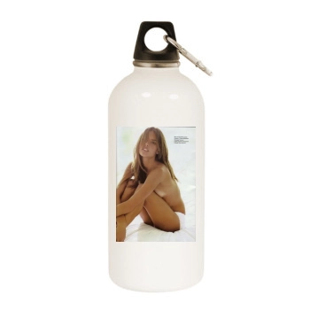 Alessandra Ambrosio White Water Bottle With Carabiner