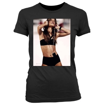 Alessandra Ambrosio Women's Junior Cut Crewneck T-Shirt