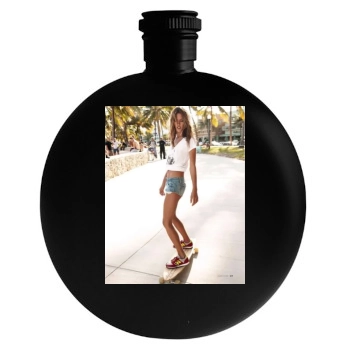 Alessandra Ambrosio Round Flask