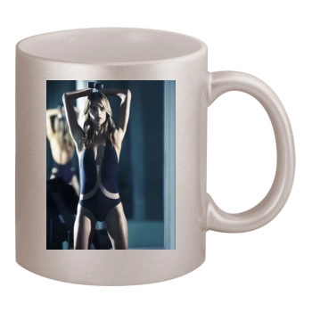 Alessandra Ambrosio 11oz Metallic Silver Mug