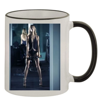 Alessandra Ambrosio 11oz Colored Rim & Handle Mug