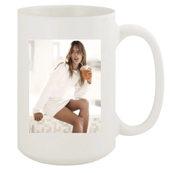 Alessandra Ambrosio 15oz White Mug