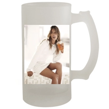 Alessandra Ambrosio 16oz Frosted Beer Stein