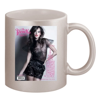 Alessandra Ambrosio 11oz Metallic Silver Mug