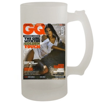 Alessandra Ambrosio 16oz Frosted Beer Stein