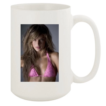 Alessandra Ambrosio 15oz White Mug