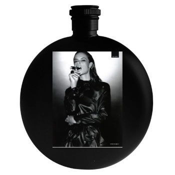 Alessandra Ambrosio Round Flask