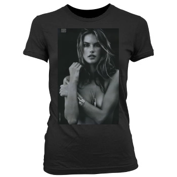 Alessandra Ambrosio Women's Junior Cut Crewneck T-Shirt