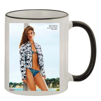 Alessandra Ambrosio 11oz Colored Rim & Handle Mug