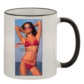 Alessandra Ambrosio 11oz Colored Rim & Handle Mug