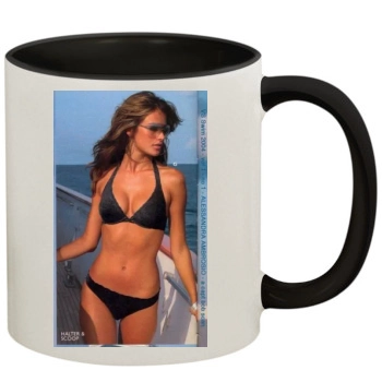 Alessandra Ambrosio 11oz Colored Inner & Handle Mug