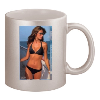 Alessandra Ambrosio 11oz Metallic Silver Mug