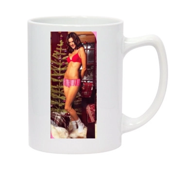 Alessandra Ambrosio 14oz White Statesman Mug