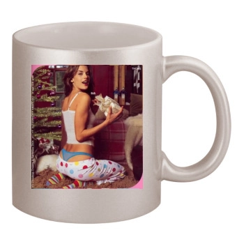 Alessandra Ambrosio 11oz Metallic Silver Mug