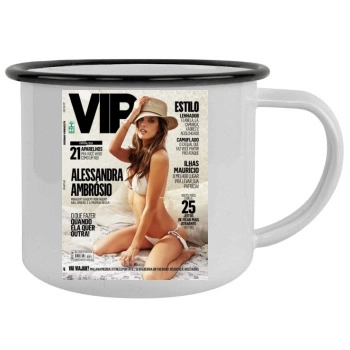 Alessandra Ambrosio Camping Mug