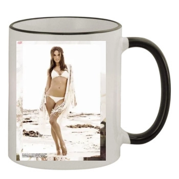 Alessandra Ambrosio 11oz Colored Rim & Handle Mug