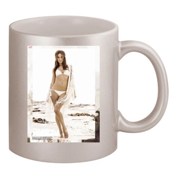 Alessandra Ambrosio 11oz Metallic Silver Mug