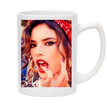 Alessandra Ambrosio 14oz White Statesman Mug