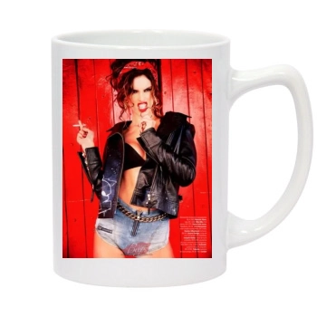 Alessandra Ambrosio 14oz White Statesman Mug