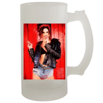 Alessandra Ambrosio 16oz Frosted Beer Stein