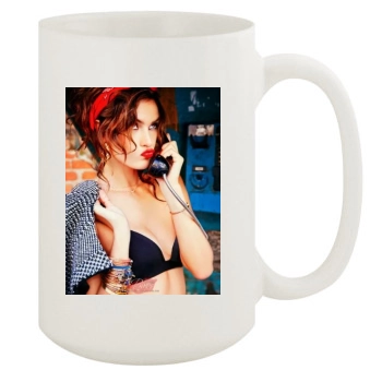 Alessandra Ambrosio 15oz White Mug