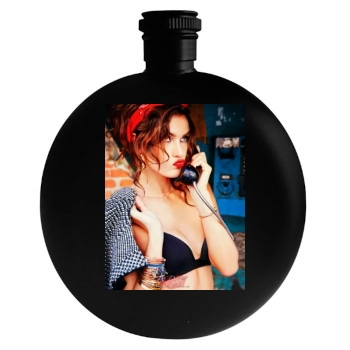 Alessandra Ambrosio Round Flask