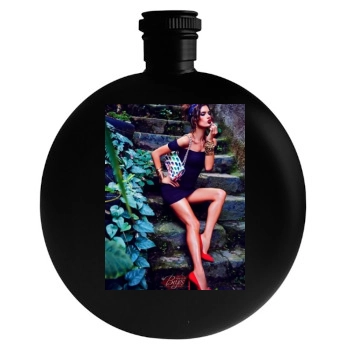 Alessandra Ambrosio Round Flask