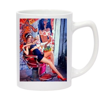 Alessandra Ambrosio 14oz White Statesman Mug