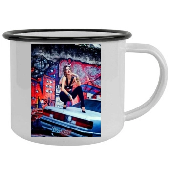 Alessandra Ambrosio Camping Mug