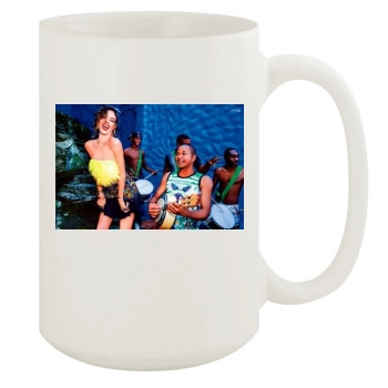 Alessandra Ambrosio 15oz White Mug