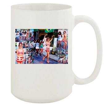 Alessandra Ambrosio 15oz White Mug