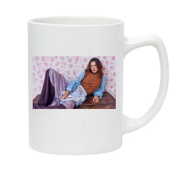 Alessandra Ambrosio 14oz White Statesman Mug