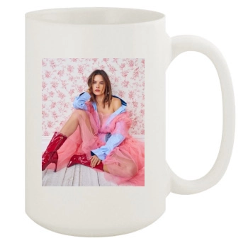 Alessandra Ambrosio 15oz White Mug