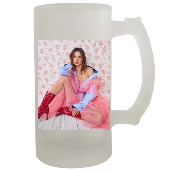 Alessandra Ambrosio 16oz Frosted Beer Stein