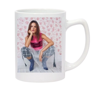 Alessandra Ambrosio 14oz White Statesman Mug