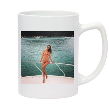 Alessandra Ambrosio 14oz White Statesman Mug