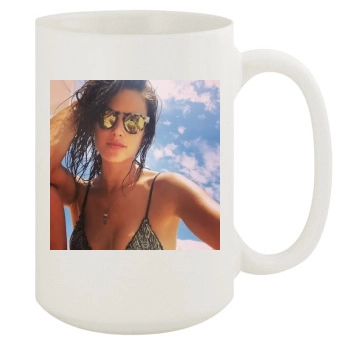 Alessandra Ambrosio 15oz White Mug