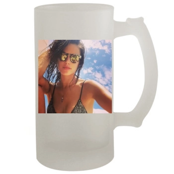 Alessandra Ambrosio 16oz Frosted Beer Stein