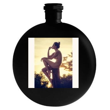 Alessandra Ambrosio Round Flask